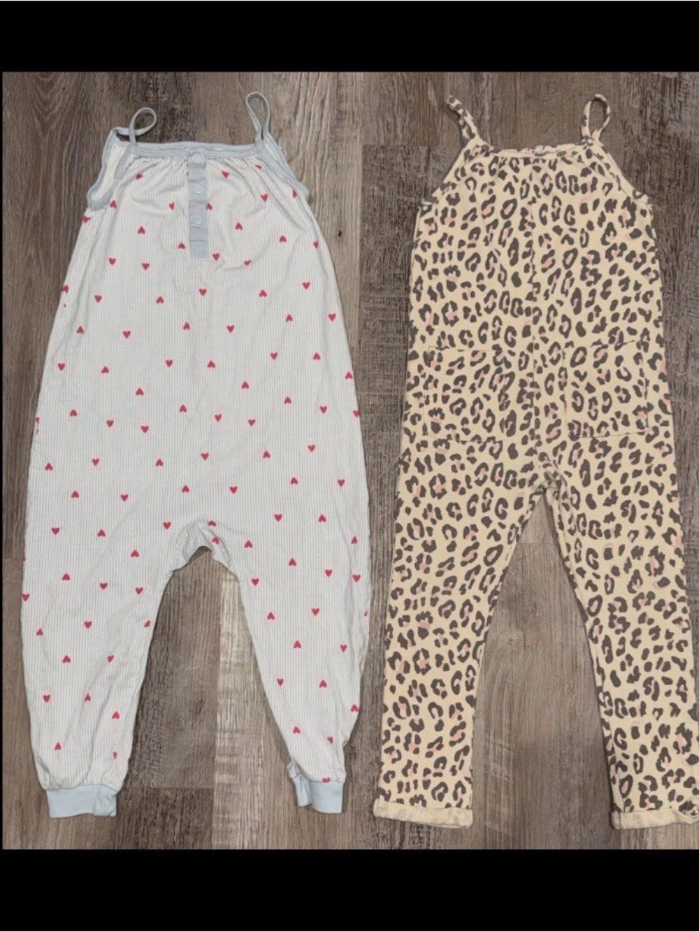 2 Toddler Girls Rompers Size 5T